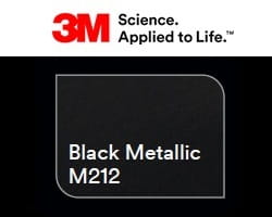 Folia 3M 2080-M212 Black Metallic Mat 152cm
