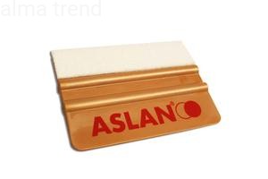 Rakla plastikowa Aslan 10cm złota z filcem