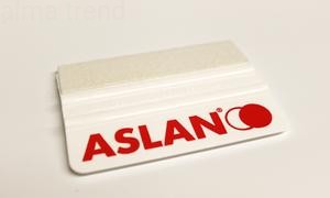 Rakla plastikowa Aslan 10cm biała z filcem